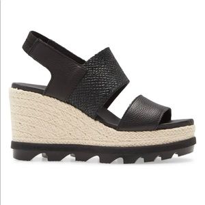 Sorel JOANIE II HI SIINGBACK Leather Wedges Sandal